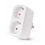 ENTAC adattatore doppia presa smart WiFi ES-DSA-WIBLE, bianco, 2 prese, 3680 W