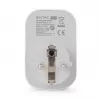 ENTAC spina smart WiFi 1x Schuko con 2x USB-A e 1x USB-C, bianco