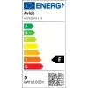 Avide Lampadina LED White Filament Mini Globe 4,5W E27 bianco caldo 2700K