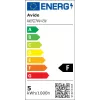 Avide lampadina LED filamento Globe 4,5W E27 bianco caldo 2700K