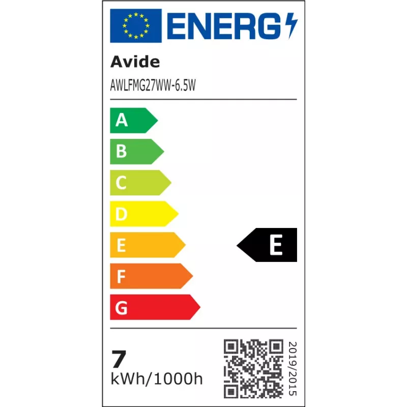 Avide lampadina LED filamento Mini Globe 6,5W E27 bianco caldo 2700K