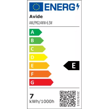 Avide Lampadina LED White Filament Mini Globe 6,5W E14 bianco caldo 2700K