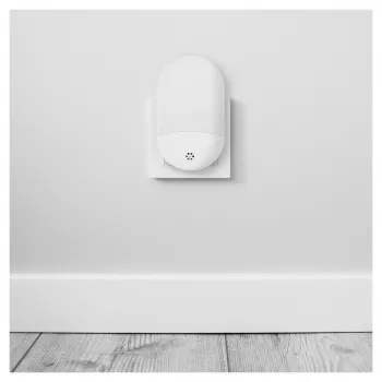ENTAC luce notturna 0,7W bianco caldo sensore crepuscolare