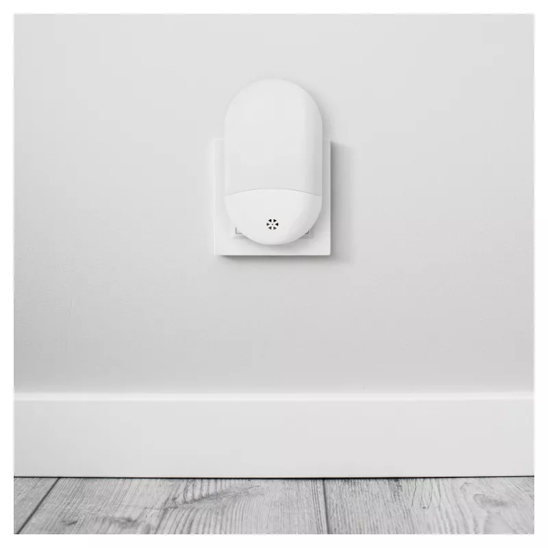 ENTAC luce notturna 0,7W bianco caldo sensore crepuscolare
