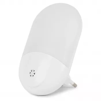 ENTAC luce notturna 0,7W bianco caldo sensore crepuscolare