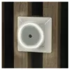 ENTAC luce notturna 0,5W rotonda bianco freddo con sensore crepuscolare