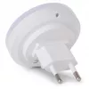 ENTAC luce notturna 0,5W rotonda bianco freddo con sensore crepuscolare