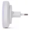 ENTAC luce notturna 0,5W rotonda bianco freddo con sensore crepuscolare