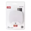 ENTAC luce notturna 0,5W quadrata bianco freddo con sensore crepuscolare