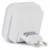 ENTAC luce notturna 0,5W quadrata bianco freddo con sensore crepuscolare