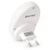 ENTAC luce notturna 0,5W ovale bianco freddo bianco sensore crepuscolare