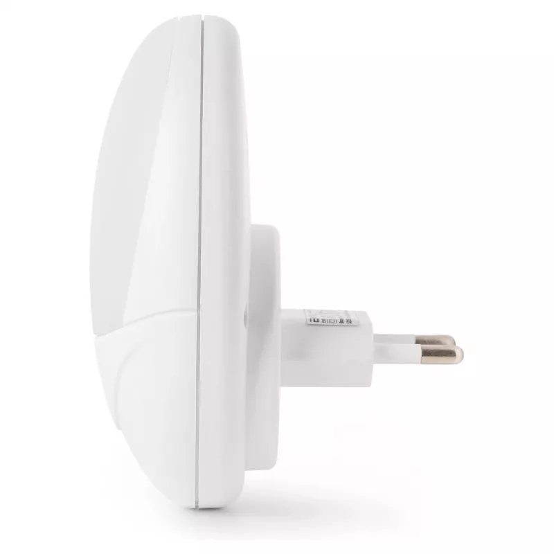 ENTAC luce notturna 0,5W ovale bianco freddo bianco sensore crepuscolare