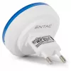 ENTAC luce notturna 0,5W rotonda bianco freddo blu sensore crepuscolare