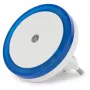 ENTAC luce notturna 0,5W rotonda bianco freddo blu sensore crepuscolare