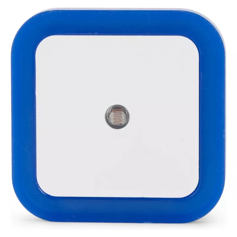 ENTAC luce notturna 0,5W quadrata blu sensore crepuscolare