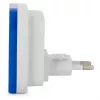 ENTAC luce notturna 0,5W quadrata blu sensore crepuscolare