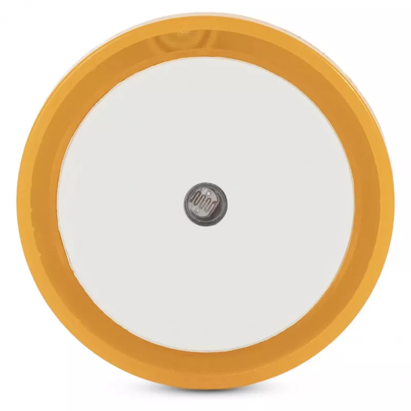 ENTAC luce notturna 0,5W rotonda bianco caldo arancione sensore crepuscolare