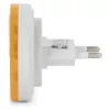 ENTAC luce notturna 0,5W rotonda bianco caldo arancione sensore crepuscolare