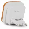 ENTAC luce notturna 0,5W quadrata bianco caldo arancione sensore crepuscolare
