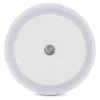 ENTAC luce notturna LED 0,5W rotonda bianco caldo con sensore crepuscolare