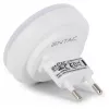 ENTAC luce notturna LED 0,5W rotonda bianco caldo con sensore crepuscolare
