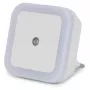 ENTAC luce notturna 0,5W quadrata bianco caldo con sensore crepuscolare