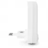 ENTAC luce notturna 0,5W quadrata bianco caldo con sensore crepuscolare