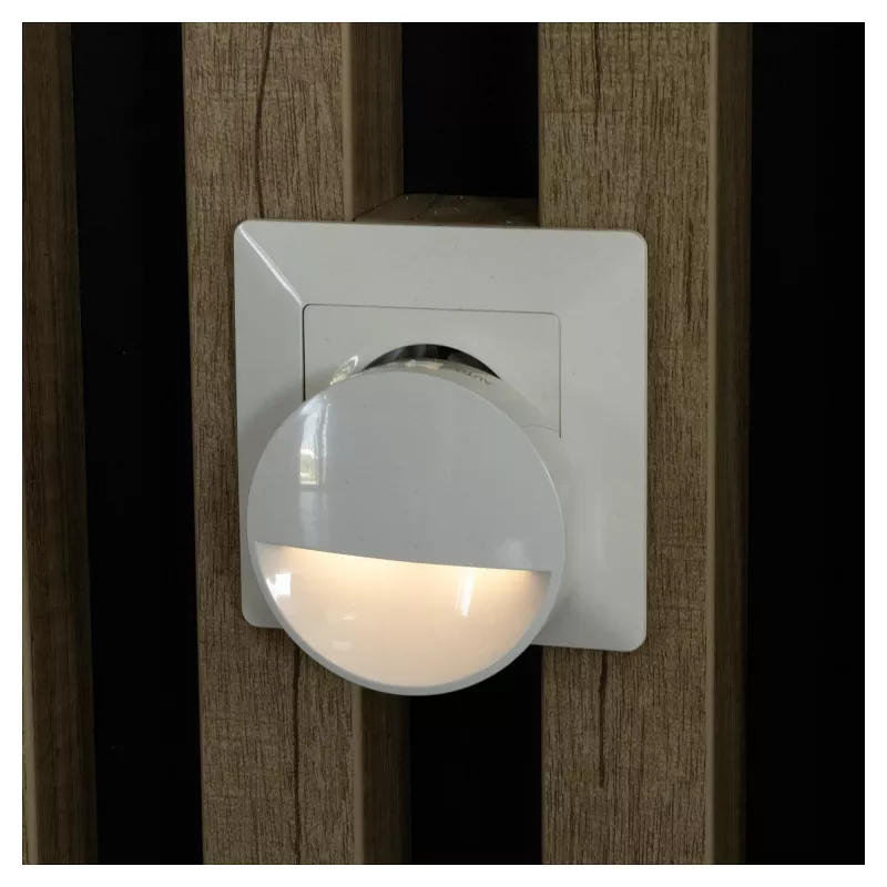 ENTAC luce notturna 0,8W CDS sensore crepuscolare (senza sensore PIR)