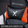 X Rocker Agility eSports sedia da gaming per scrivania - nero/arancione