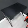 X Rocker Ocelot scrivania da gaming con tappetino mouse - nero/rosso