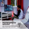 XROCKER letto singolo da gaming 90x190cm con supporto TV metallo bianco