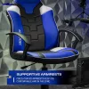 X Rocker Saturn sedia da scrivania da gaming per bambini e ragazzi - blu