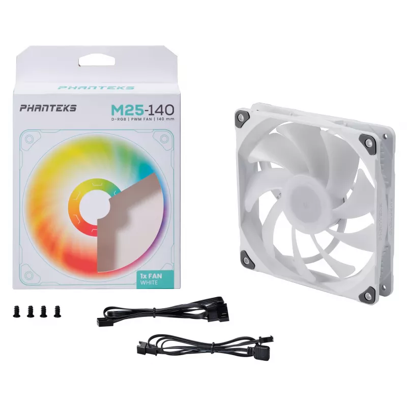 Phanteks PH-F140M25 ventola per case 140mm PWM - nera