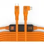 Tether Tools TetherPro USB-C a USB-C Right Angle arancione 9,4m