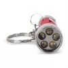 Torcia portachiavi ENTAC 5 LED rosso