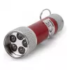 Torcia portachiavi ENTAC 5 LED rosso