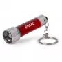 Torcia portachiavi ENTAC 5 LED rosso