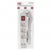 Ciabatta ENTAC 3 prese con USB 1,5m interruttore bianco