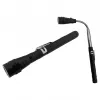 Torcia LED ENTAC EFL-1W-FLEX-ALU 1W con collo telescopico, alluminio, nero