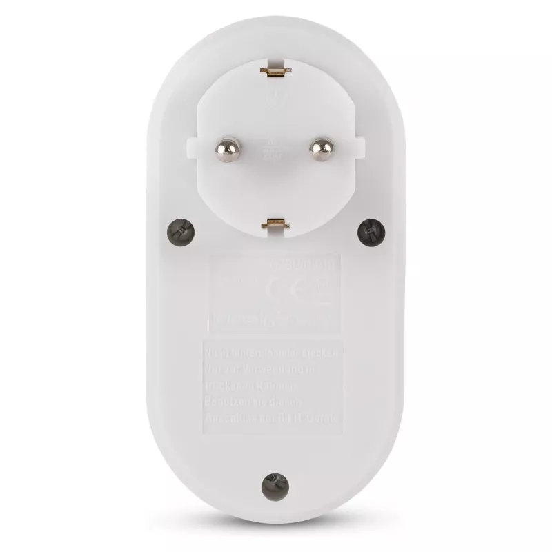 Adattatore da parete ENTAC con 2x USB-A bianco