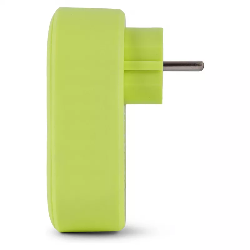 Adattatore da parete ENTAC con 2x USB-A lime