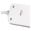 ENTAC Ciabatta 4 prese con 1x USB-A e 1x USB-C, 1,5 m bianca