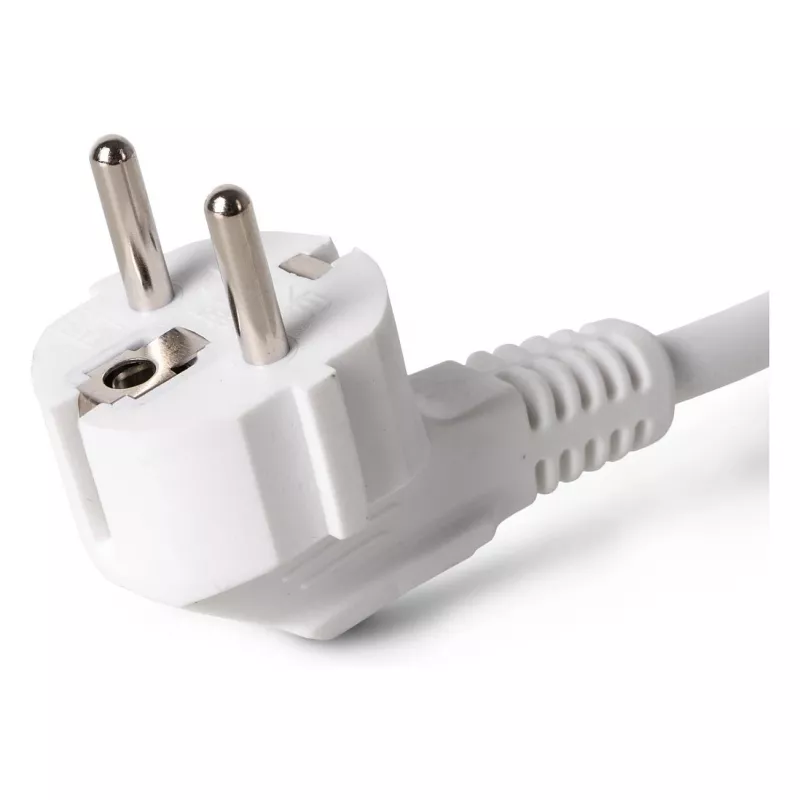 ENTAC Ciabatta 4 prese con 1x USB-A e 1x USB-C, 1,5 m bianca