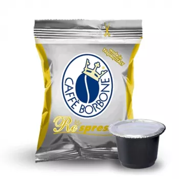 Caffè Borbone Respresso Miscela Oro Capsule di caffè 50x 5g per Nespresso Original Line