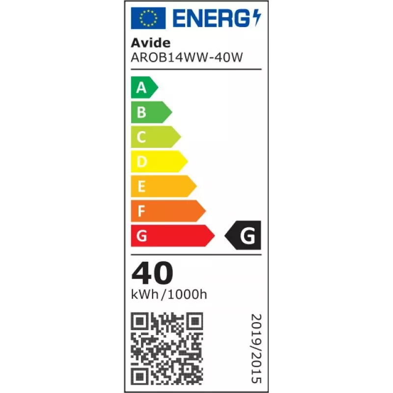 Avide Lampada per forno 300°C 300lm 40W E14 bianco caldo 3000K