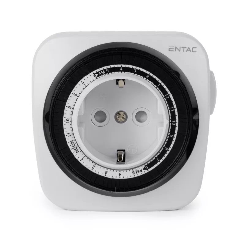 ENTAC Timer meccanico Mini 24 ore 48 programmi