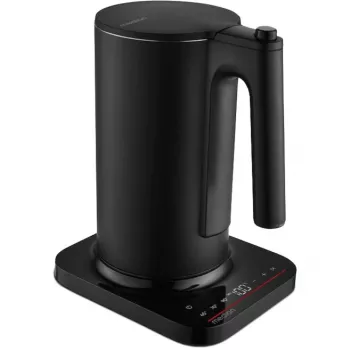 MEDION MD 12106 Bollitore 1,5L 2200W nero acciaio inox funzione mantieni caldo