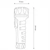 ENTAC EFL-2D-PL Torcia 2D plastica nera