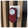 ENTAC adattatore per presa con 2x USB-A bordeaux