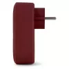ENTAC adattatore per presa con 2x USB-A bordeaux